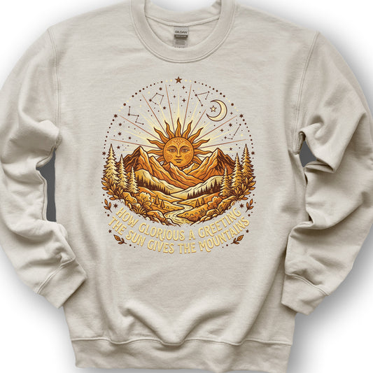 Glorious Greeting John Muir Sweatshirt - Sand