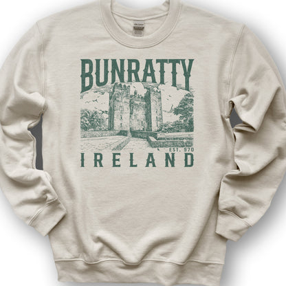 Bunratty Ireland Sketch Sweatshirt - Sand