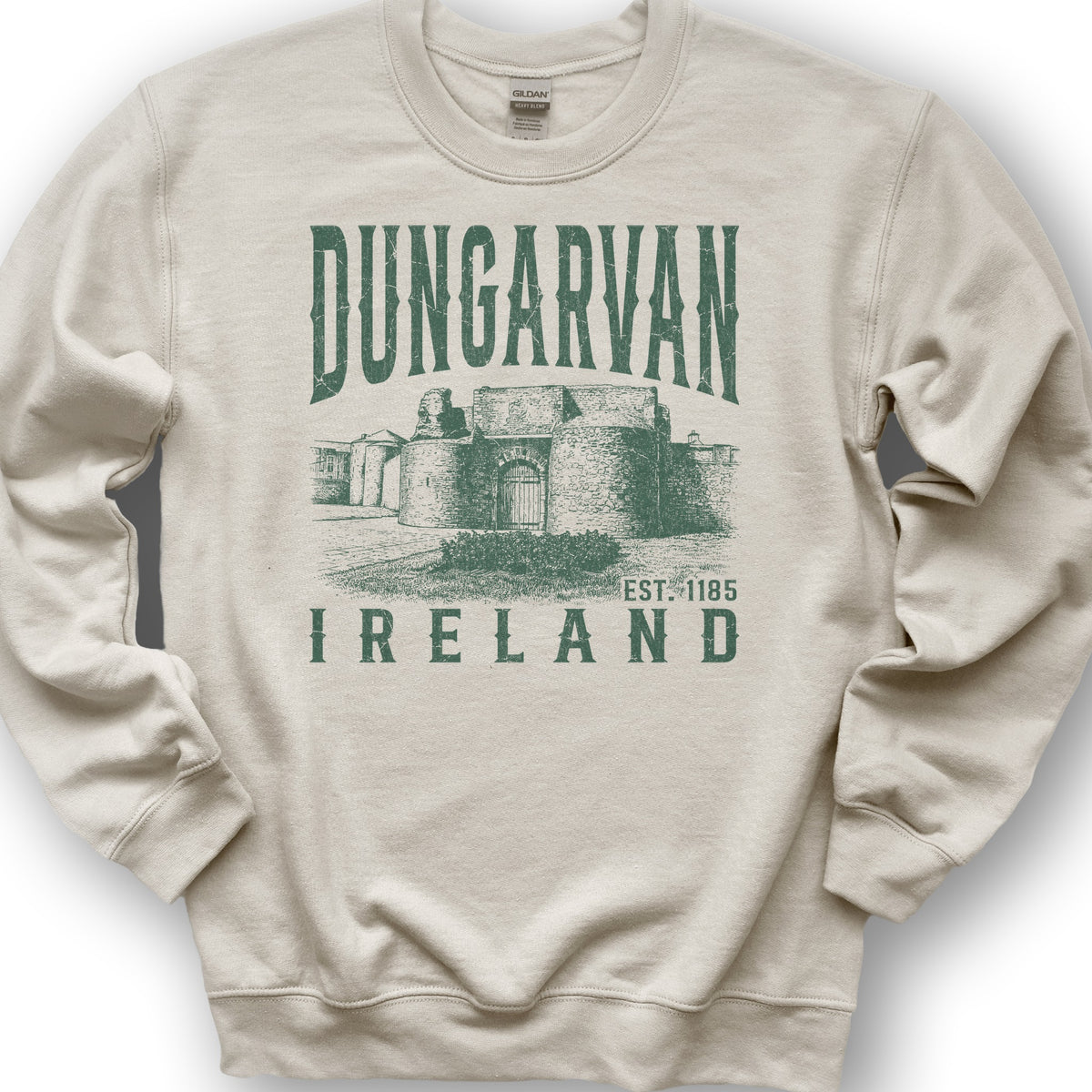Dungarven Ireland Sketch Sweatshirt - Sand