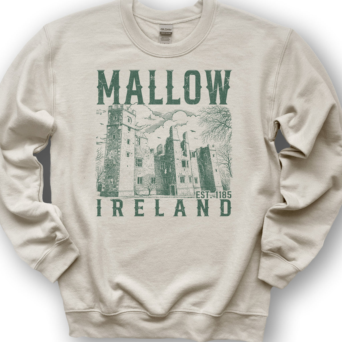 Mallow Ireland Sketch Sweatshirt - Sand