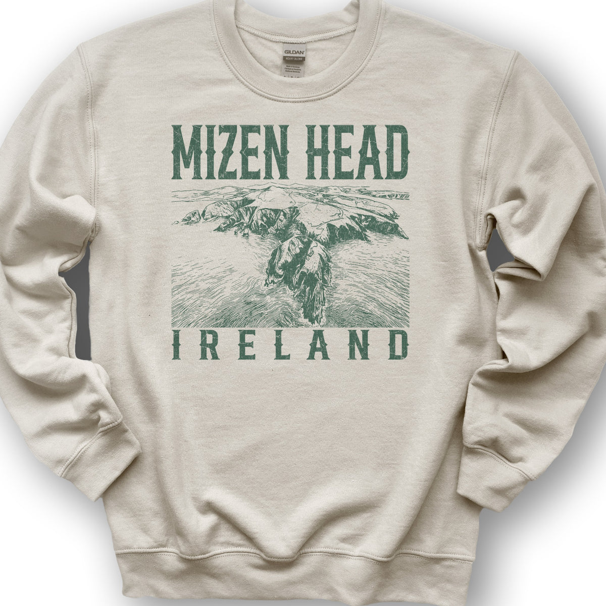 Mizen Head Ireland Sketch Sweatshirt - Sand