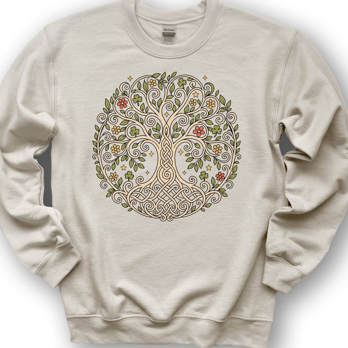 Celtic Tree of Life Sweatshirt - Sand