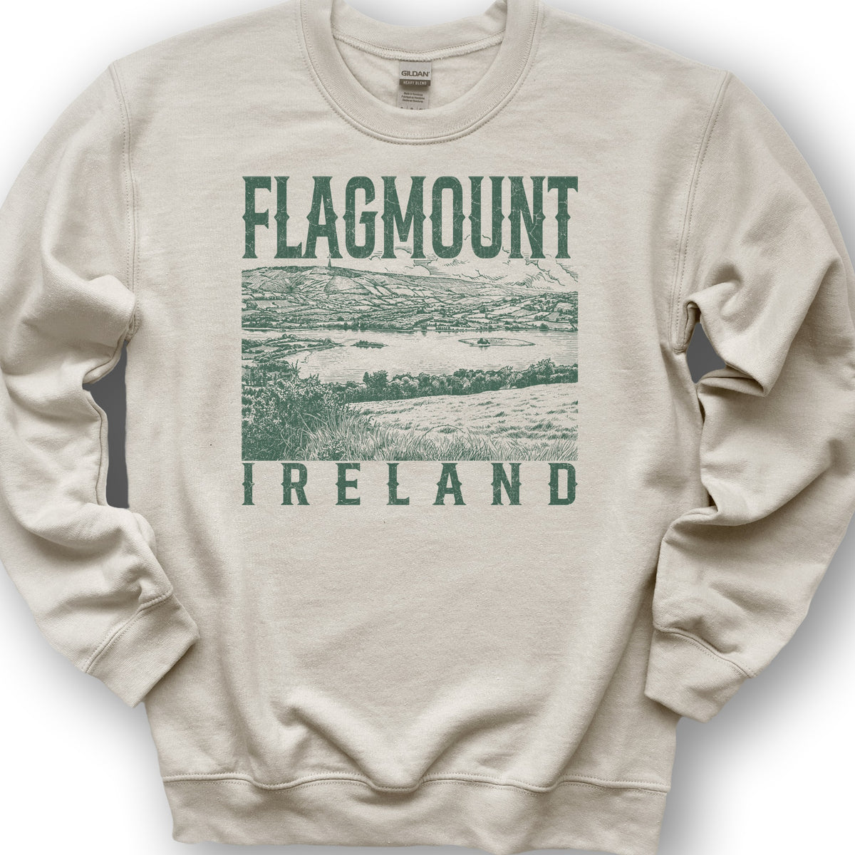 Flagmount Ireland Sketch Sweatshirt - Sand