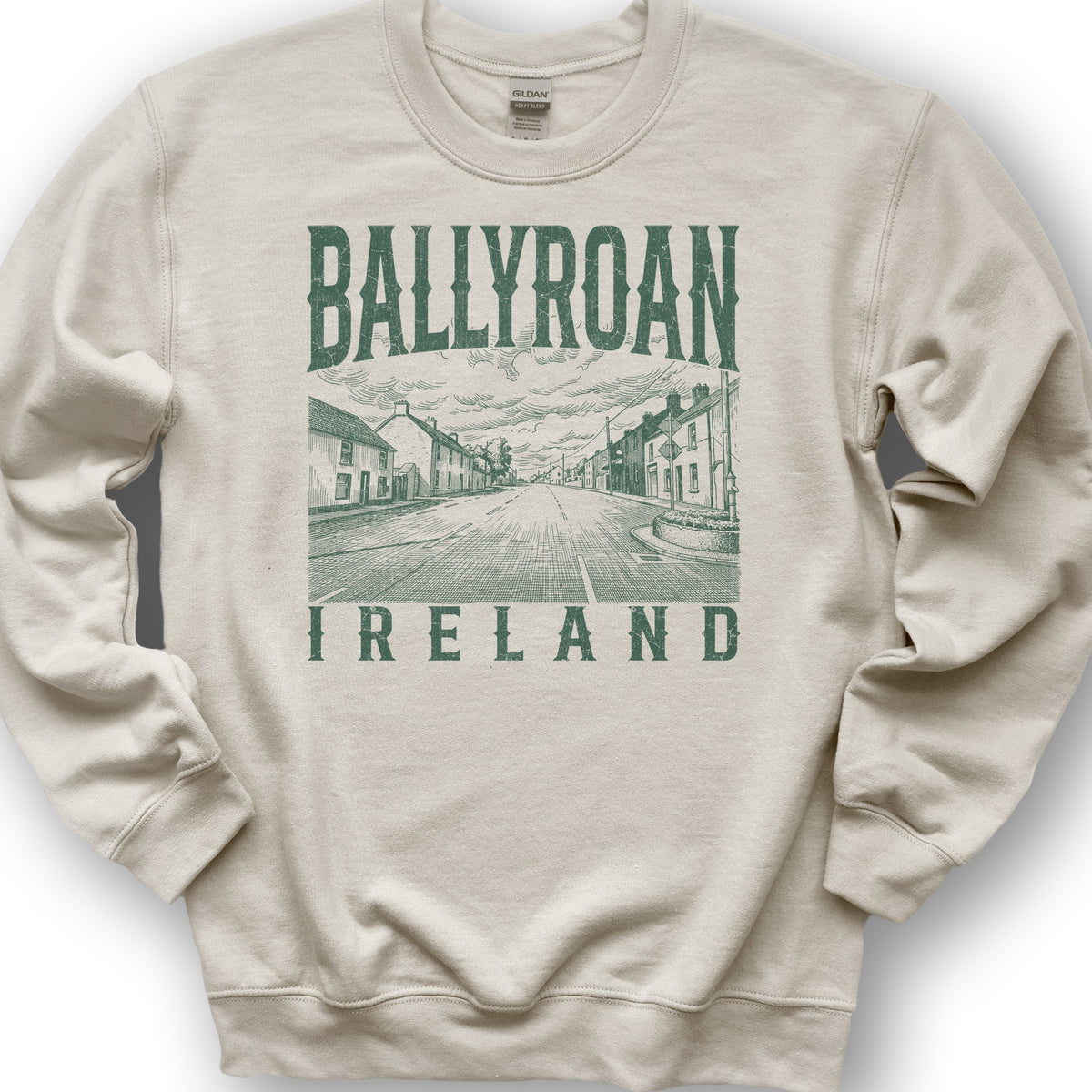 Ballyroan Ireland Sketch Sweatshirt - Sand