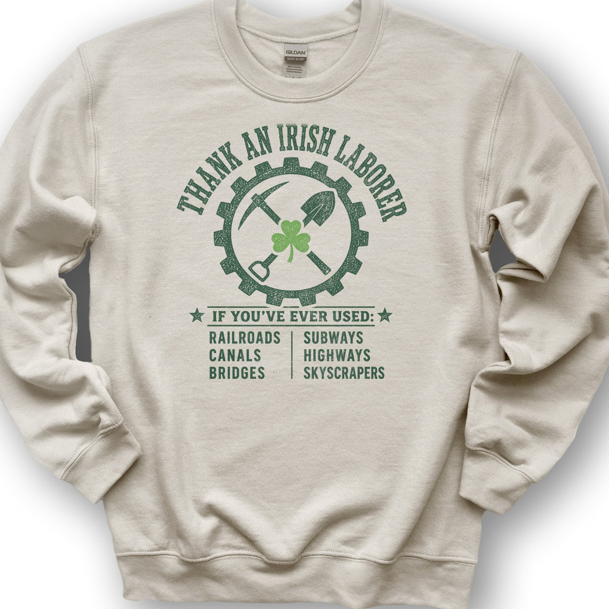 Irish Laborer Sweatshirt - Sand