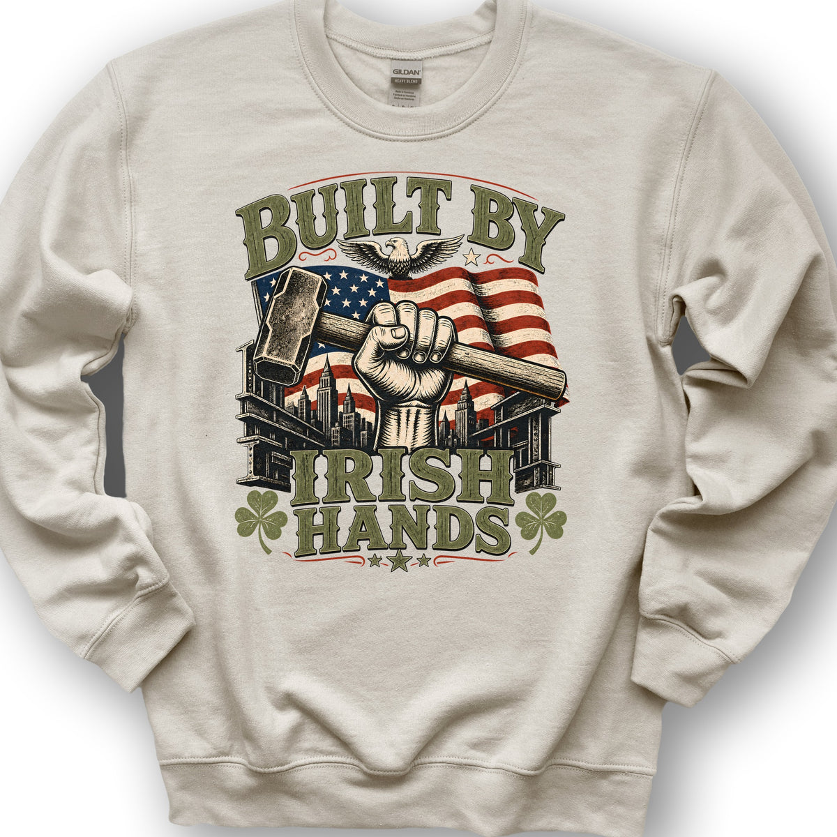 Bulit By Irish Hands Sweatshirt - Sand