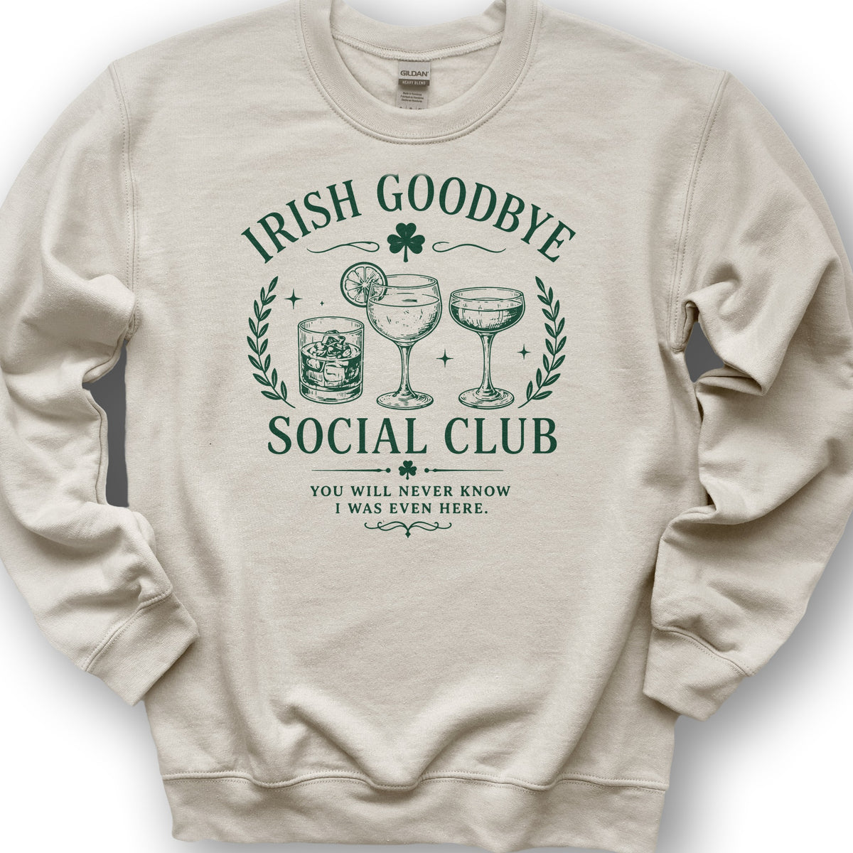 Irish Goodbye Club Sweatshirt - Sand