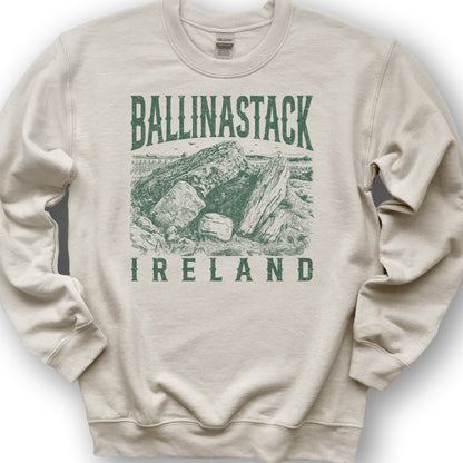 Ballinastack Ireland Sketch Sweatshirt - Sand