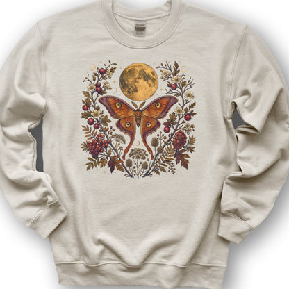 Harvest Moon Moth Sweatshirt - Sand