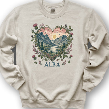 Alba Heart Sweatshirt - Sand