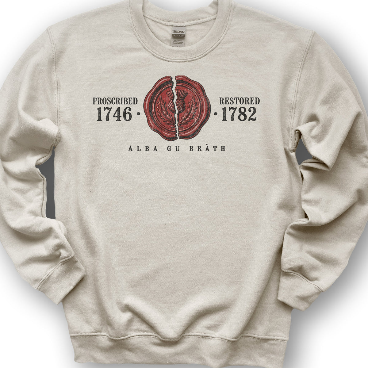 1746 Remembered Seal Sweatshirt - Sand