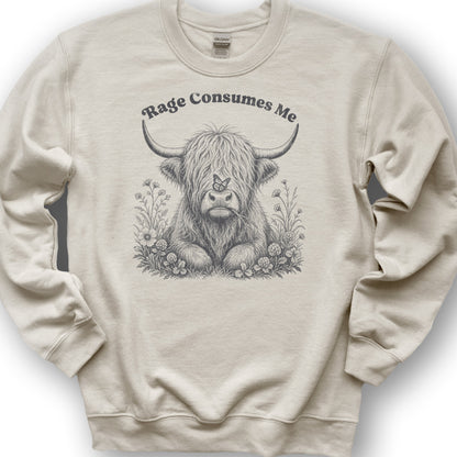 Raging Coo Monogram Sweatshirt - Sand