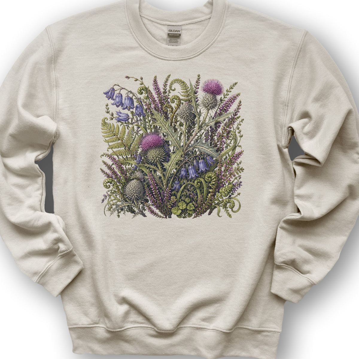 Wild Thistles Sweatshirt - Sand