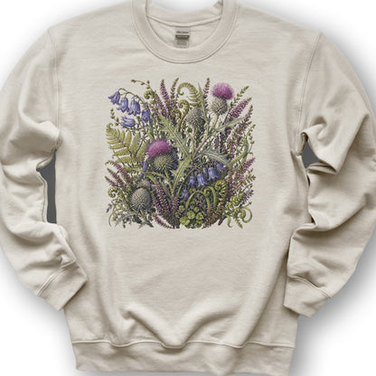 Wild Thistles Sweatshirt - Sand