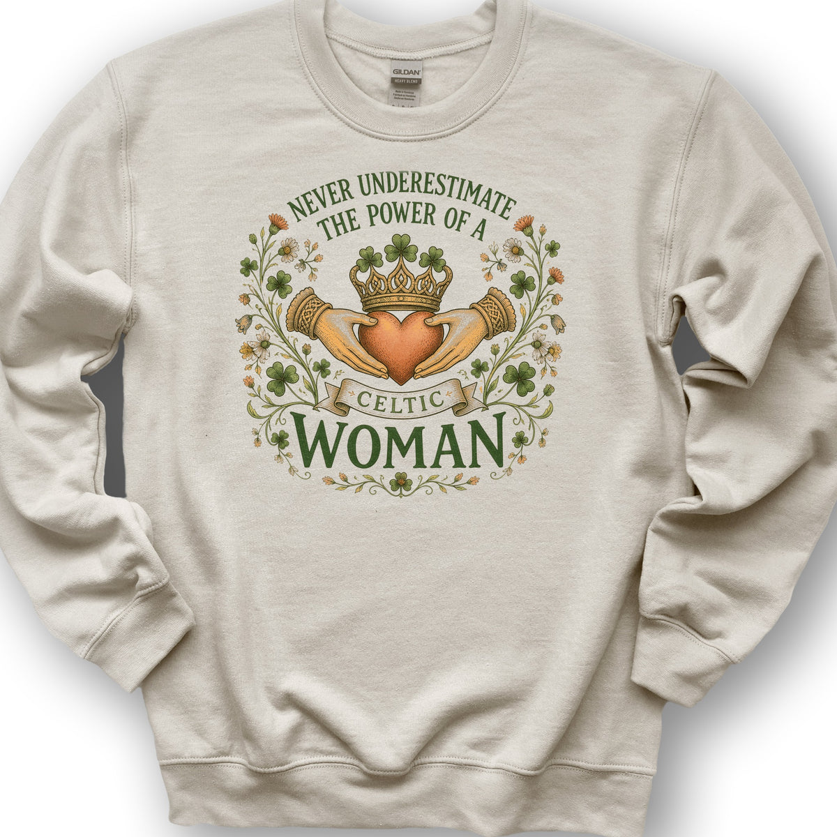 Celtic Woman Power Sweatshirt - Sand