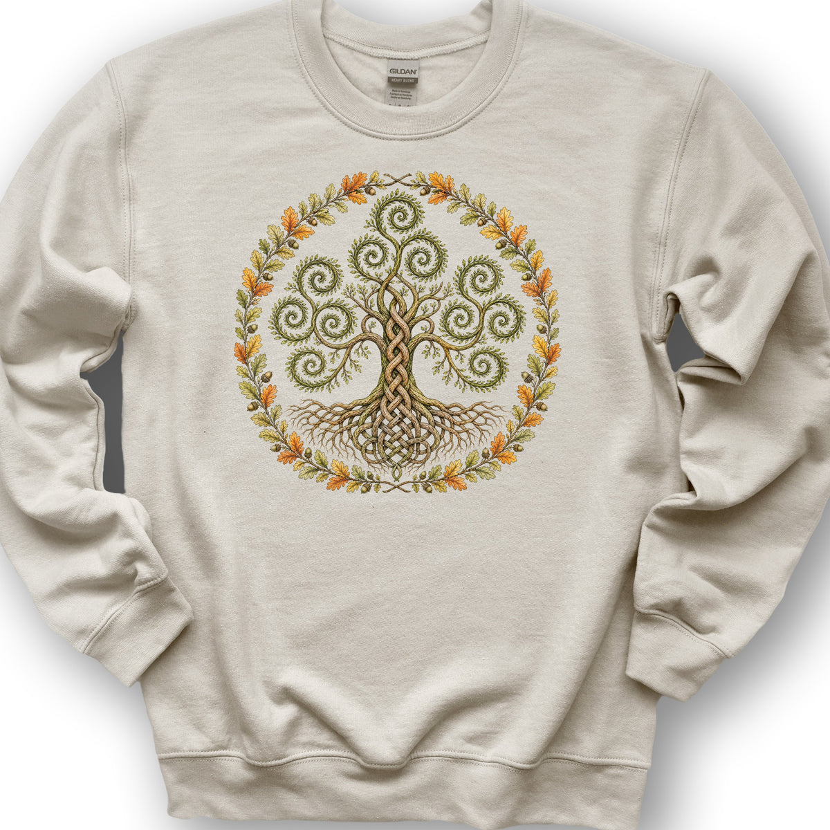 Triskele Tree Of Life Sweatshirt - Sand