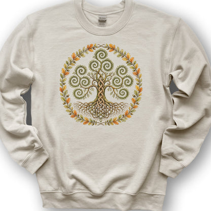 Triskele Tree Of Life Sweatshirt - Sand
