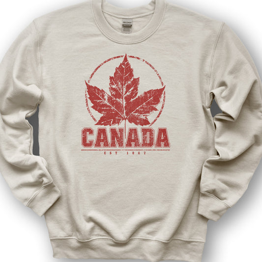 Canada Est. 1867 Sweatshirt - Sand