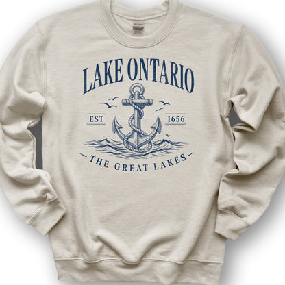 Lake Ontario Anchor Sweatshirt - Sand