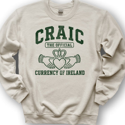 Craic Currency Sweatshirt - Sand