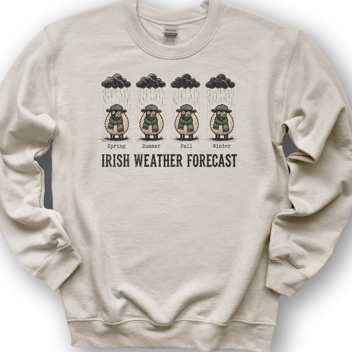 Irish Weather Forecast Sweatshirt - Sand