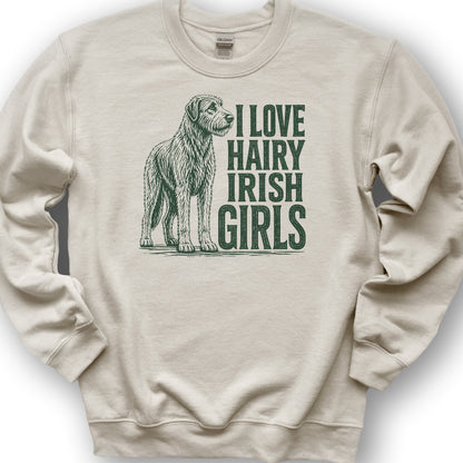 Irish Wolfhound Lover Sweatshirt - Sand