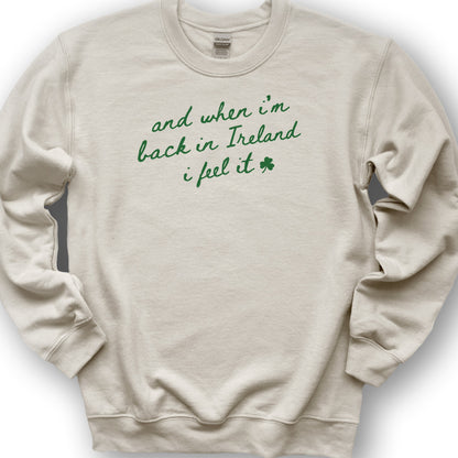 Back In Ireland Sweatshirt - Sand