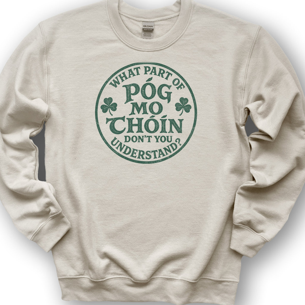 Pog Mo Thoin Badge Sweatshirt - Sand