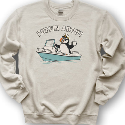 Puffin About Boat Sweatshirt - Sand