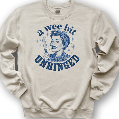 A Wee Bit Unhinged Sweatshirt - Sand