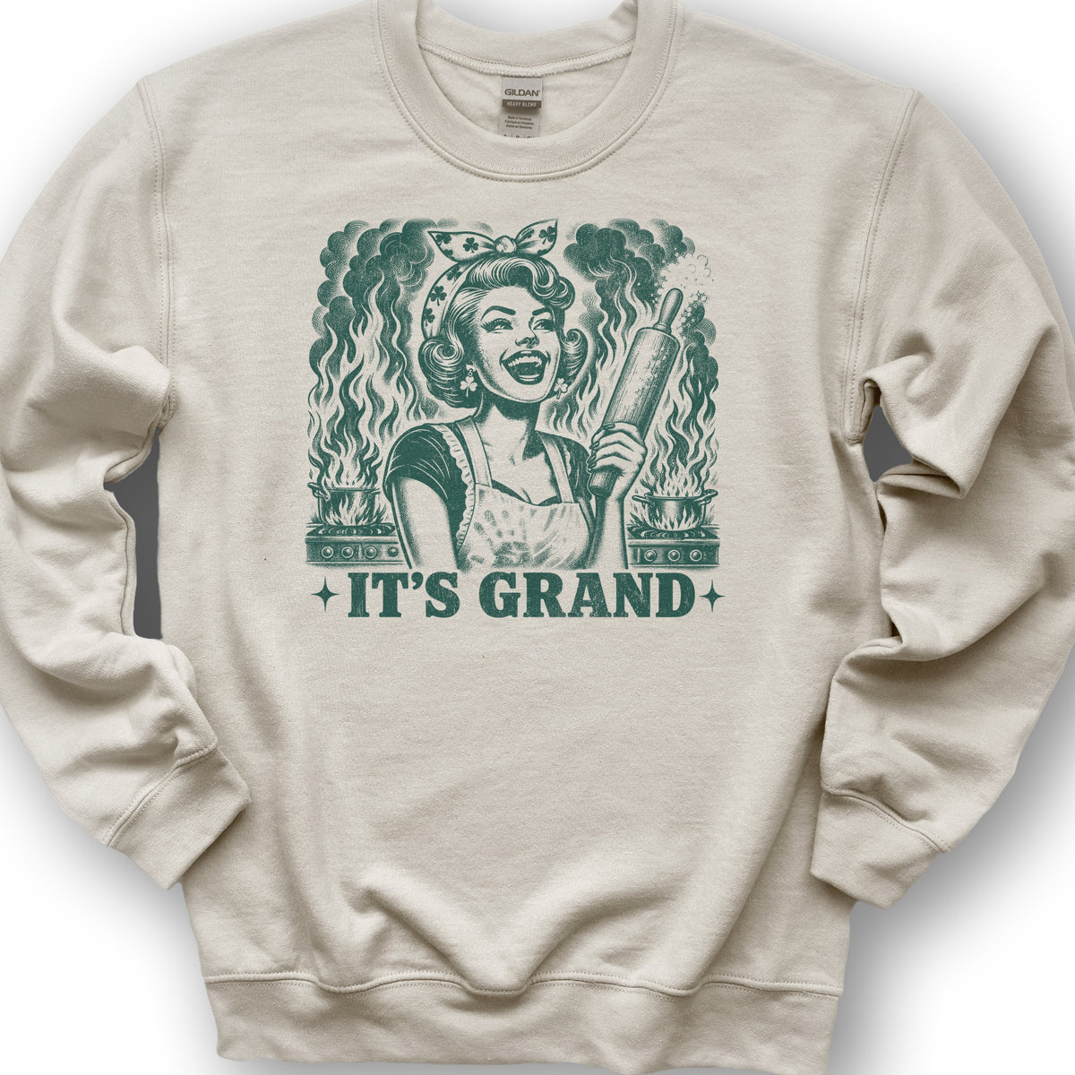 It's Grand Irish Sweatshirt - Sand