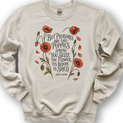 Like Poppies Burns Sweatshirt