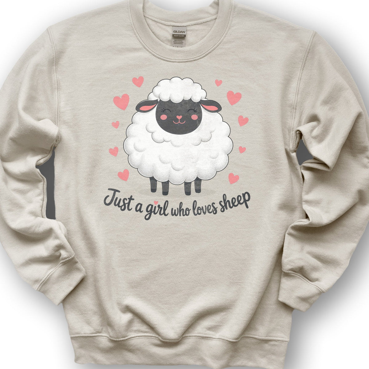Just A Girl Sheep Sweatshirt
