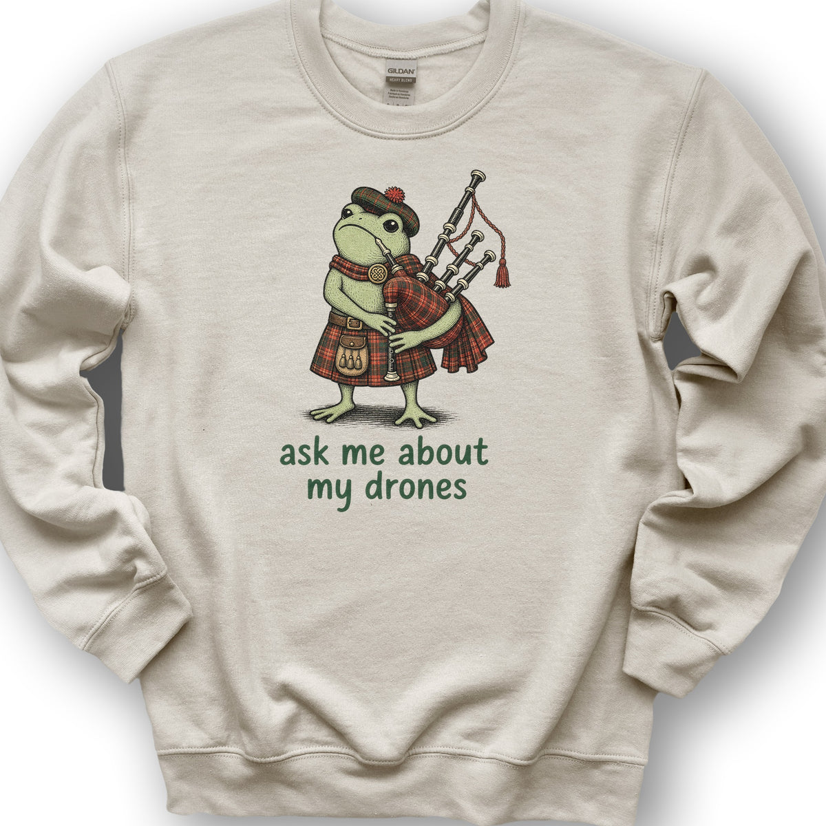 Bagpipe Frog Sweatshirt