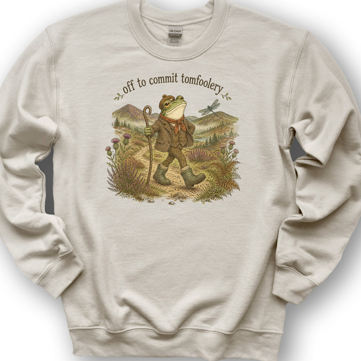 Tomfoolery Frog Sweatshirt
