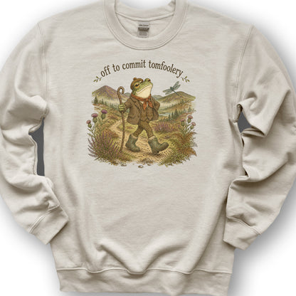 Tomfoolery Frog Sweatshirt