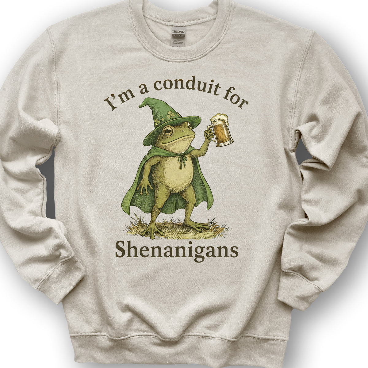 Frog Shenanigans Conduit Sweatshirt - Sand
