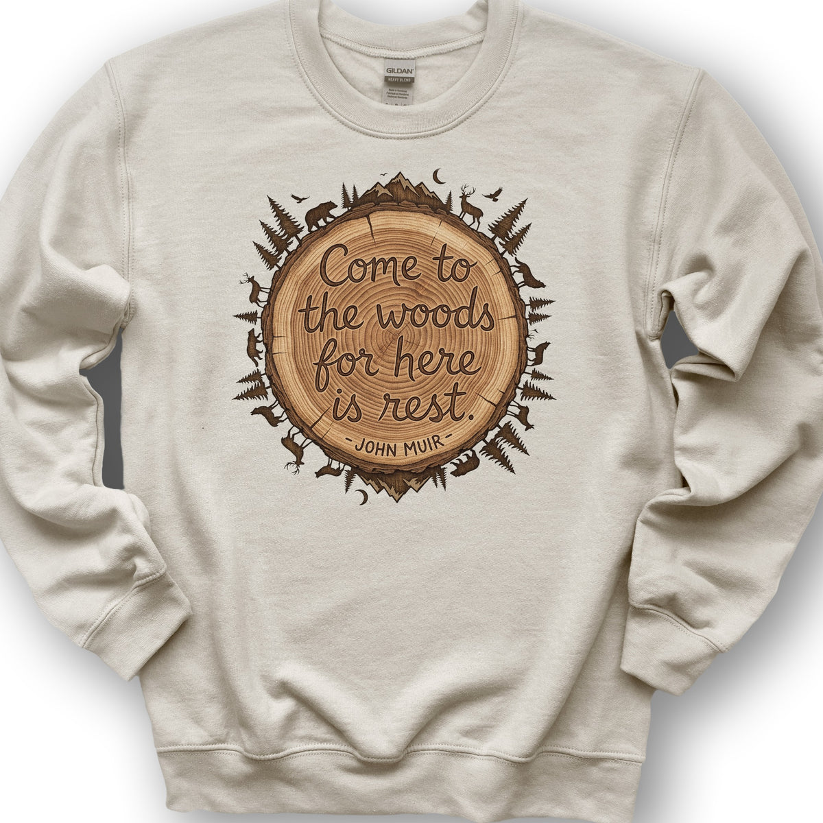 John Muir Woods Sweatshirt - Sand
