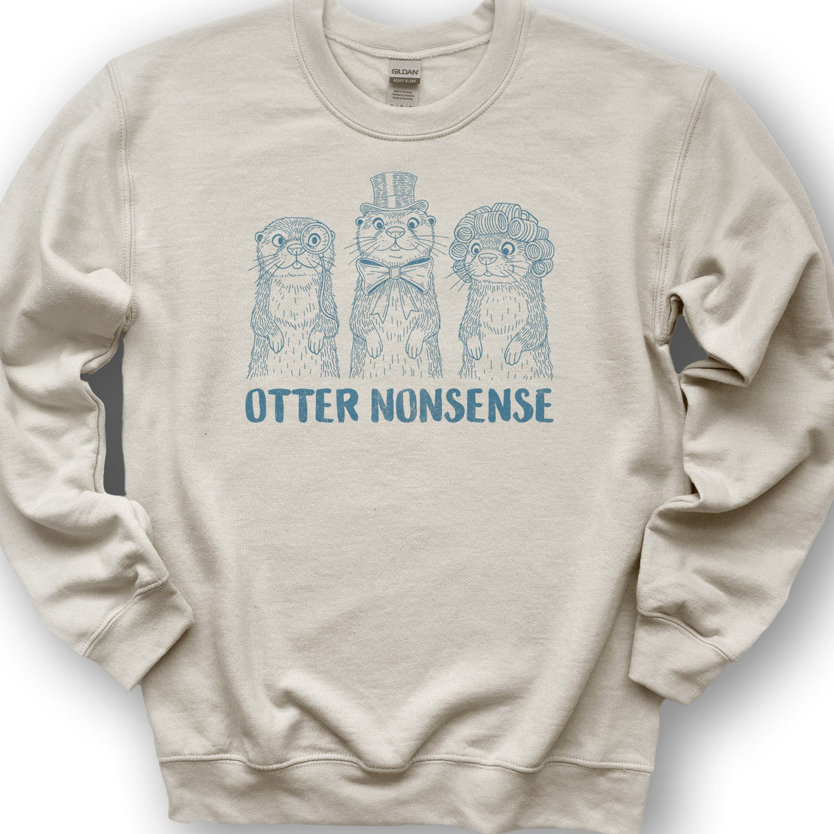 Otter Nonsense Sweatshirt - Sand