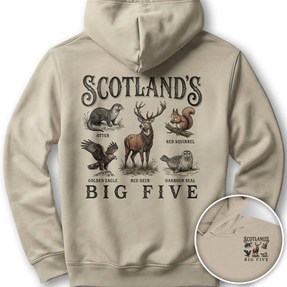 Scotland's Big Five Hoodie - Sand
