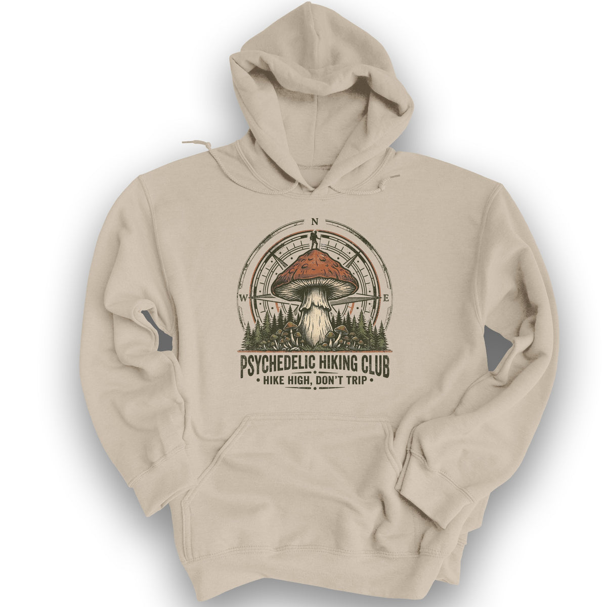 Psychedelic Hiking Club Hoodie - Sand