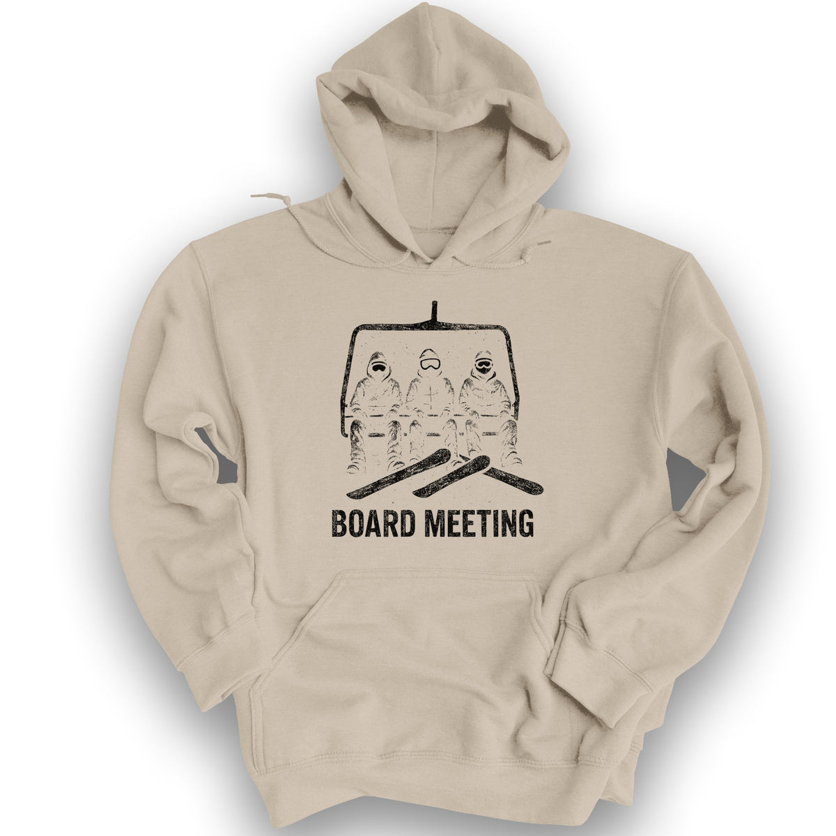 Snowboard "Board Meeting" Hoodie - Sand