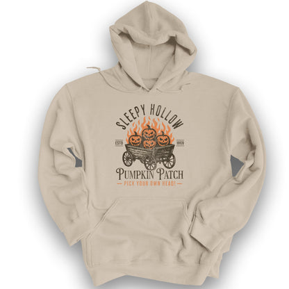 Sleepy Hollow Pumpkin Patch Hoodie - Sand