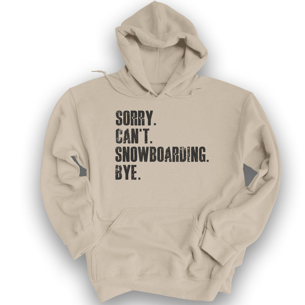 Sorry Snowboarding Hoodie - Sand