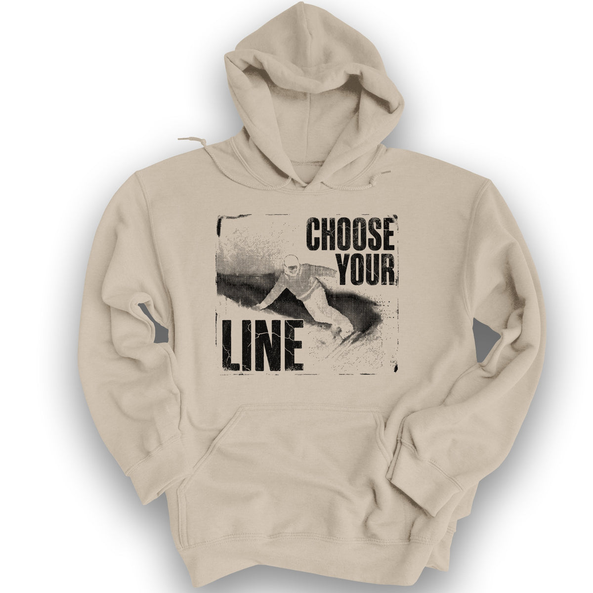 Choose Your Line Hoodie - Sand