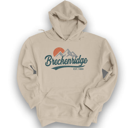 Breckenridge Vintage Script Hoodie - Sand
