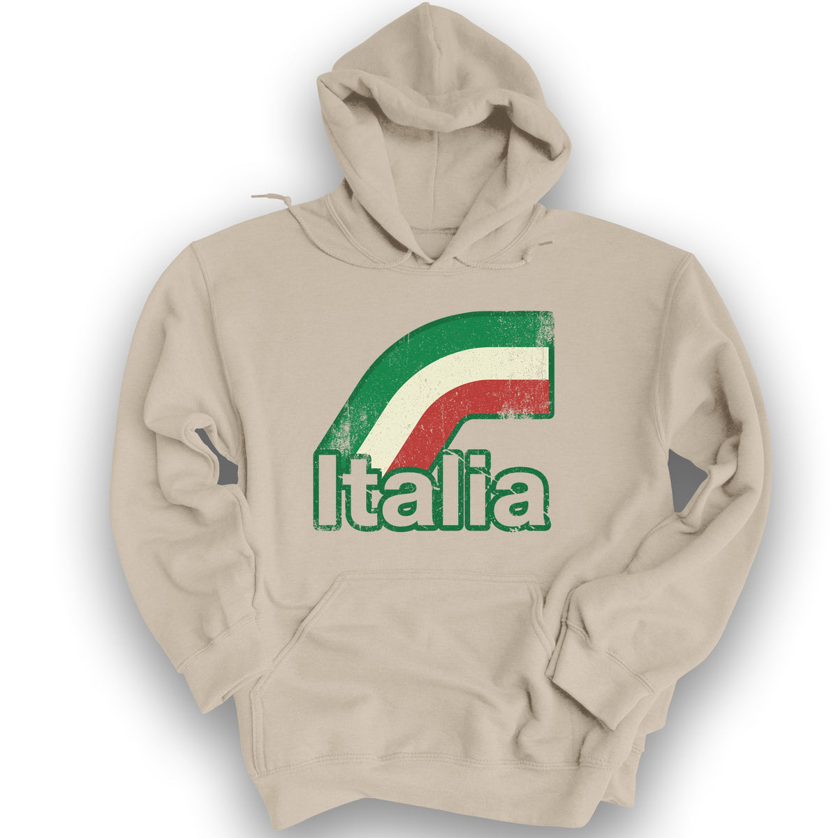Italia Stripes Hoodie - Sand