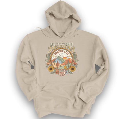 Arizona Desert Life Hoodie - Sand