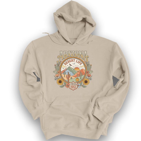 Arizona Desert Life Hoodie - Sand
