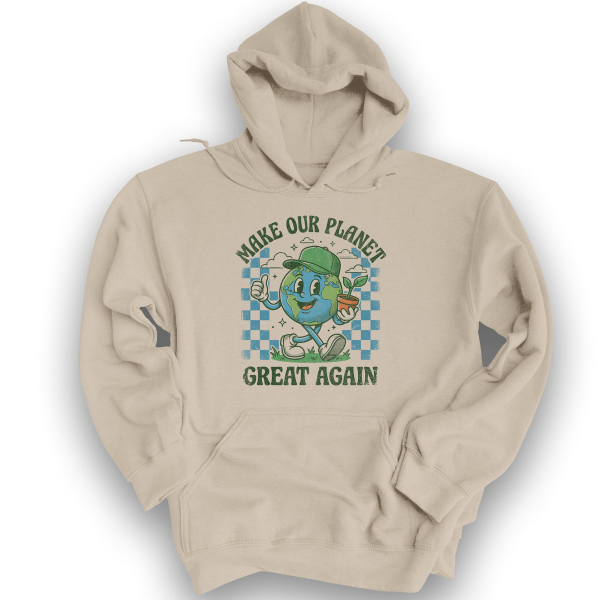 Make Our Planet Great Again Hoodie - Sand
